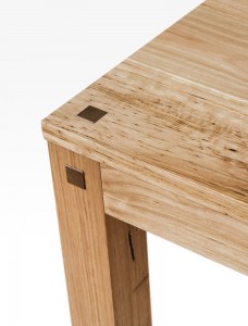 solid timber dining table