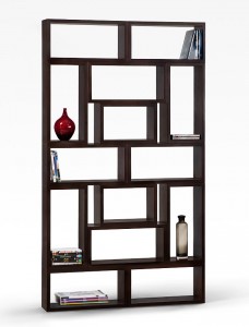 contemporary rosewood bookcase